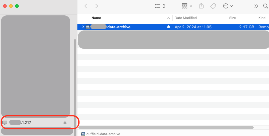 Finder Window